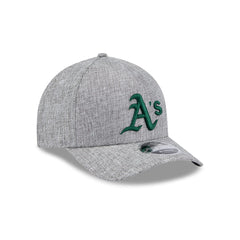 Athletics Cotton Weave Gray 9FORTY M-Crown A-Frame Snapback Hat