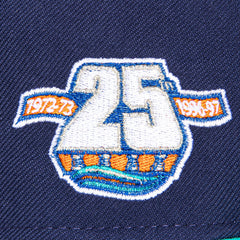 New Era 59Fifty New York Islanders 25Th Anniversary Patch Hat - Light Navy, Teal