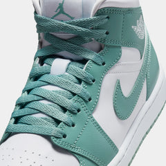 Air Jordan 1 Mid Womens Lifestyle Shoes (White/Cannon)