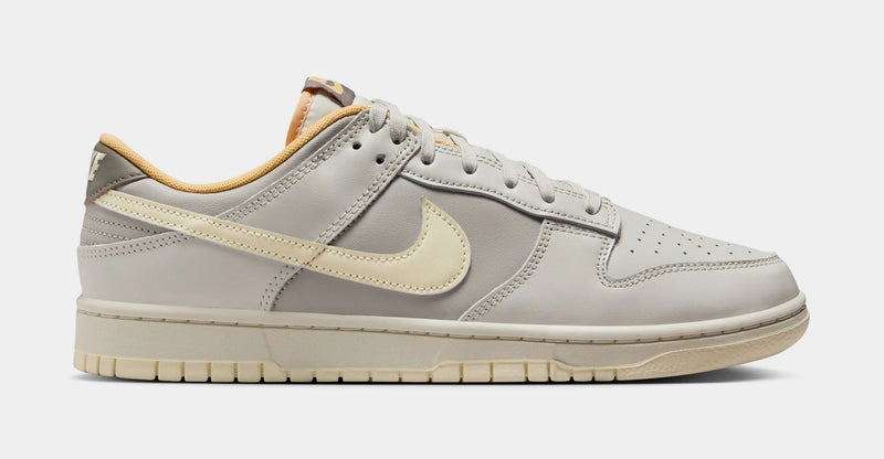 Dunk Low Retro Mens Basketball Shoes (Light Bone/Coconut Milk/College Grey)