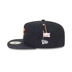 Baltimore Orioles Championship Side Flag 59FIFTY A-Frame Fitted Hat