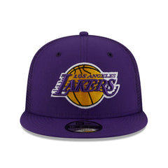 Los Angeles Lakers New Era NBA CLASSIC TRUCKER 9Fifty Snapback Mesh Hat