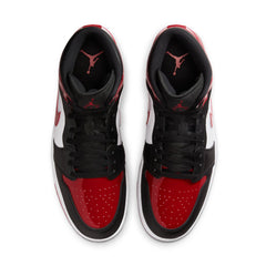 Air Jordan 1 Mid SE (Black/Varsity Red/White)