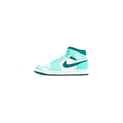 WMNS Nike Air Jordan 1 Mid SE Bleached Turq Sky J Teal Green White Sneaker Shoe Trainer