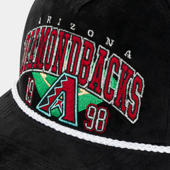 Arizona Diamondbacks Go Big Hitch Snapback Mens Hat (Black/Red)