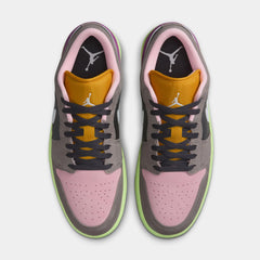 Air Jordan 1 Low SE Tokyo Bio Hack Mens Lifestyle Shoes (Oil Grey/Cave Stone/Arctic Punch/White)