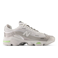 New Balance 1000 - White / Silver Metallic / Mint Flash