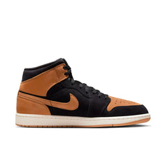 Air Jordan 1 Mid SE (Black/Flax/Varsity Red/Sail)