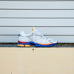 Mens Saucony Progrid Triumph 4 Galaxy (White/Multi)