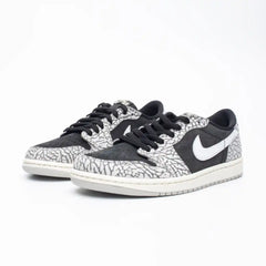 Nike AIR JORDAN RETRO 1 LOW OG CEMENT Grey Black White CZ0790-001 Sneaker Shoe
