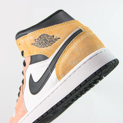 Nike Air Jordan 1 Mid SE Magic Ember Sundial White Pink Brown Beige Black Sneaker Shoe Trainer