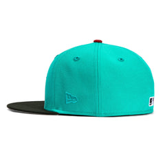 New Era 59Fifty Arizona Diamondbacks Logo Patch Spring Training Hat - Teal, Black