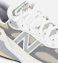New Balance 990v6 Reflection Marblehead Silver Grey White U990NC6 Sneaker Shoe