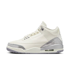 W Air Jordan 3 Retro “Sail/Metallic Silver” - CK9246-100