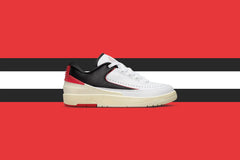 Women'S Air Jordan 2 Retro Low - White/University Red/Coconut Milk