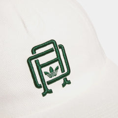 Collegiate Crest 5 Panel Baseball Mens Hat (Off White/Green)