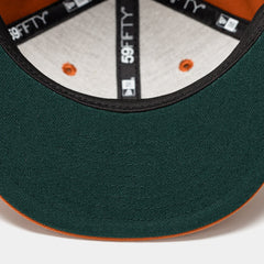 Rust Oakland A'S 59Fifty Mens Fitted Hat (Orange)