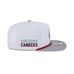Vancouver Canucks Optic White Golfer Hat