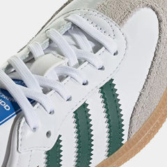 Samba OG Preschool Lifestyle Shoes (Cloud White/Collegiate Green/Gum)