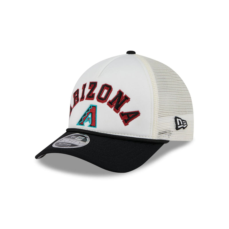 Arizona Diamondbacks Chrome Arch 9FORTY M-Crown A-Frame Trucker Hat