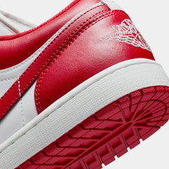 Air Jordan 1 Low Mens Lifestyle Shoes (Summit White/Summit White/Varsity Red)