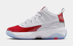 Max Aura 7 Grade School Lifestyle Shoes (White/Gym Red/Black/White)