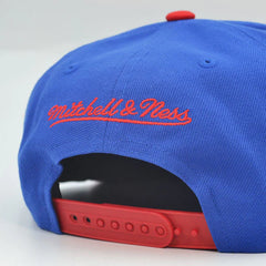 Washington Capitals Mitchell & Ness NHL Team 2 Tone 2.0 Snapback Adjustable Hat - Royal/Red