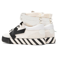 High Top Vulcanized Leather - White/Black