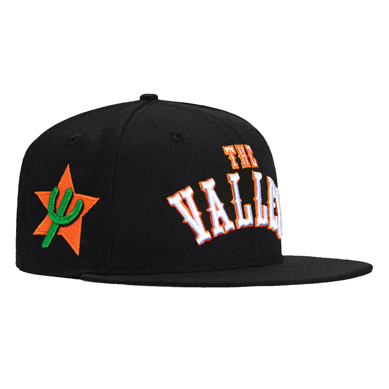 New Era 59Fifty Phoenix Suns City Edition Logo Patch the Valley Hat - Black