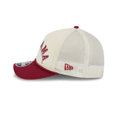 Alabama Crimson Tide Chrome Arch 9FORTY M-Crown A-Frame Trucker Hat