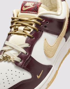 Nike Dunk Low "Sail/Team Gold/Burgundy Crush"