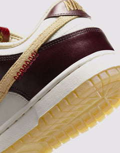 Nike Dunk Low "Sail/Team Gold/Burgundy Crush"