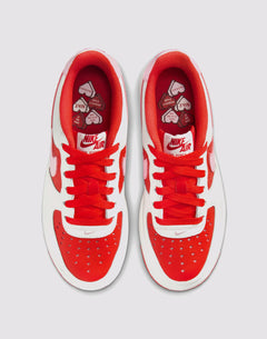 Nike Air Force 1 Grade School Girls' "Summit White/Pink Foam/Lt Crimson"