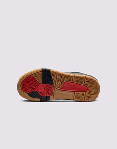 Kids Jordan Flight Court GS' Black Varsity Red Gum Med Brown Shoe Sneaker Shoe
