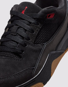 Kids Jordan Flight Court GS' Black Varsity Red Gum Med Brown Shoe Sneaker Shoe