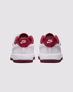 Nike Air Force 1 Low Easyon LV8 3 Preschool Boys' "White/Team Red"
