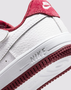 Nike Air Force 1 Low Easyon LV8 3 Preschool Boys' "White/Team Red"