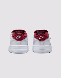 Nike Air Force 1 Low LV8 Easyon Toddler Boys' "White/Team Red"
