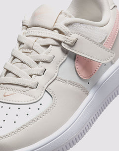Nike Air Force 1 Low Easyon Toddler Girls' "Phantom/Echo Pink/Summit White" Shoe