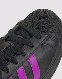 Adidas Originals Superstar II "Black/Flash Pink" Grade School Girls'