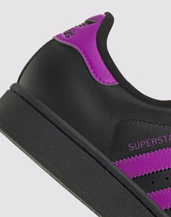 Adidas Originals Superstar II "Black/Flash Pink" Grade School Girls'
