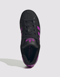 Adidas Originals Superstar II "Black/Flash Pink" Grade School Girls'