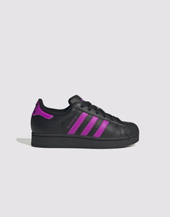 Adidas Originals Superstar II "Black/Flash Pink" Grade School Girls'