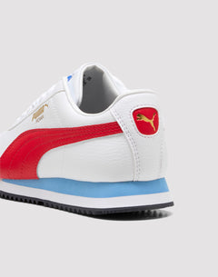 Puma Roma 24 Standard Grade School Boys' "White/Red/Blue"
