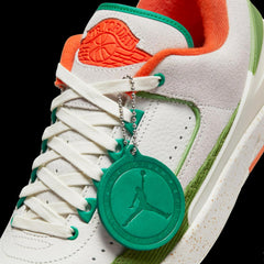 Wmns Nike AIR JORDAN 2 RETRO TITAN White Orange Teal Green DV6206-183 Sneaker