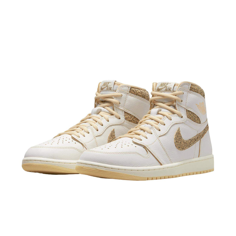 Nike AIR JORDAN RETRO 1 HIGH OG CRAFT White Beige Brown FD8631-100 Sneaker Shoe