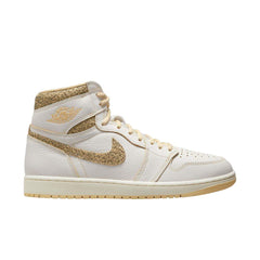 Nike AIR JORDAN RETRO 1 HIGH OG CRAFT White Beige Brown FD8631-100 Sneaker Shoe
