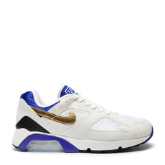 Nike Air Max 180 Summit White Metallic Gold Concord Black Blue FJ9259-101 Shoes