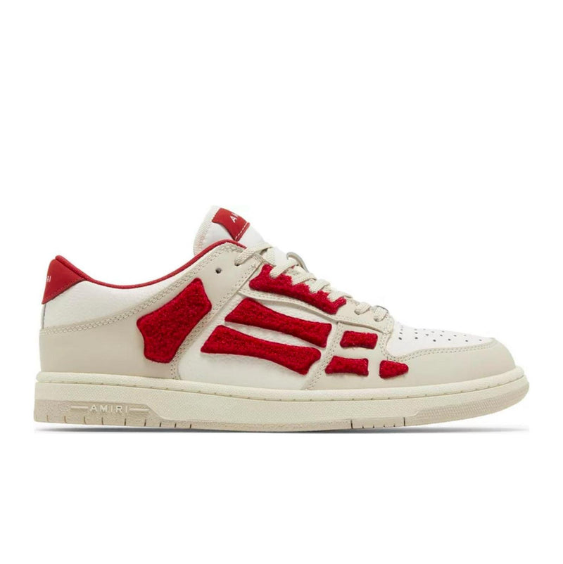 AMIRI SKELTOP LOW RED WHITE PF23MFS008-R-46 SHOE SNEAKER TRAINER