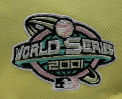 New Era Arizona Diamondbacks '01 WS Yellow Black Mint Green 59Fifty 5950 Fitted